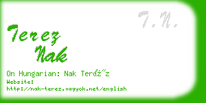 terez nak business card